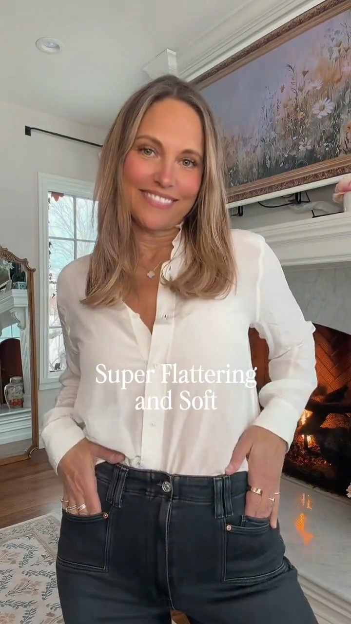 Loving this outfit we put together with comfortable stylish jeans and a gorgeous wrap top. m

#LTKgrwm #LTKootd #LTKOver40