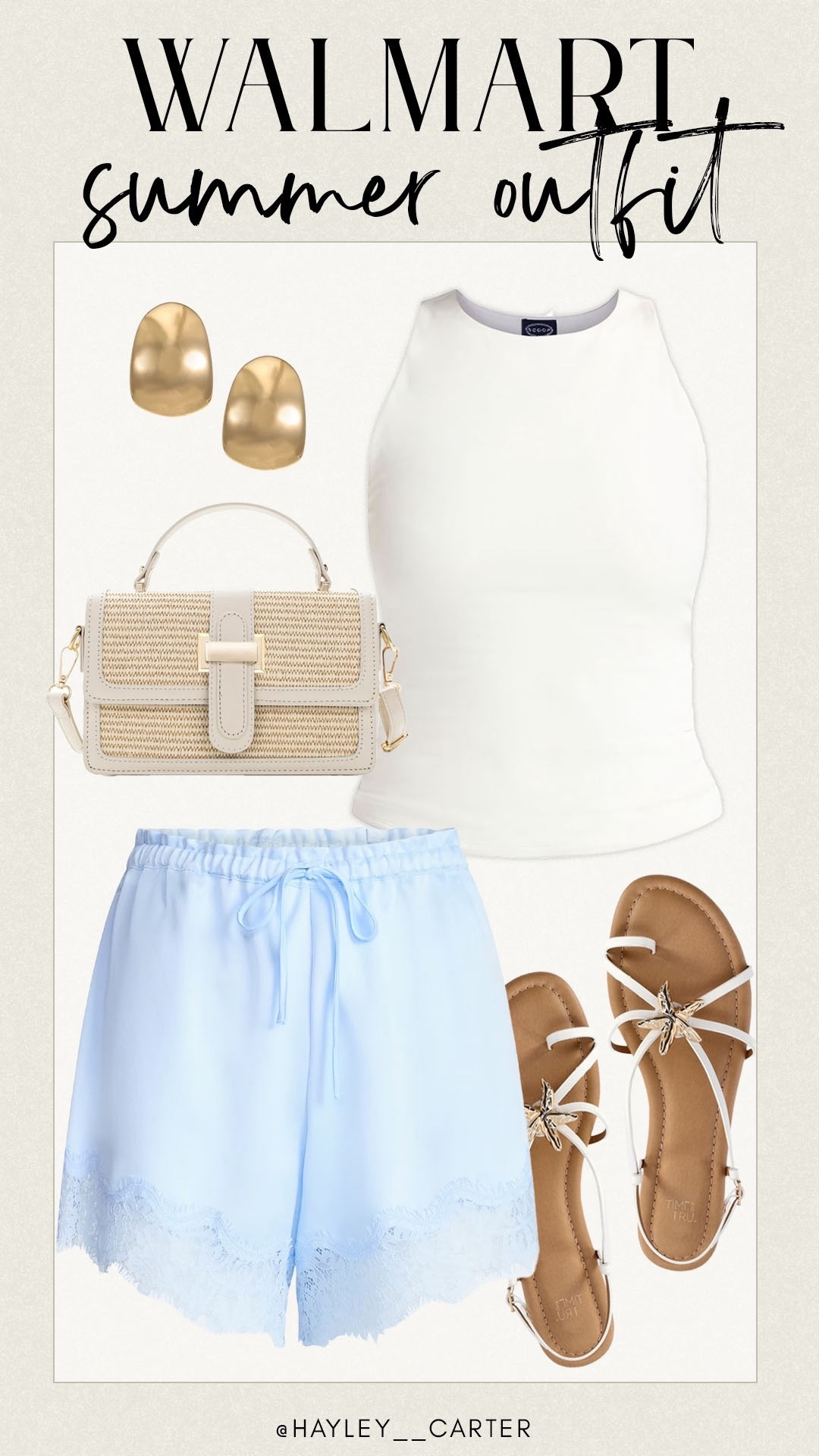 Trendy summer outfit idea all from Walmart!

#walmartfinds

Walmart finds. Walmart fashion. Walmart new arrivals. Walmart summer style. Walmart summer outfit. Walmart lace trim satin shorts. Walmart strappy shell sandals  

#LTKSeasonal #LTKootd #LTKgrwm