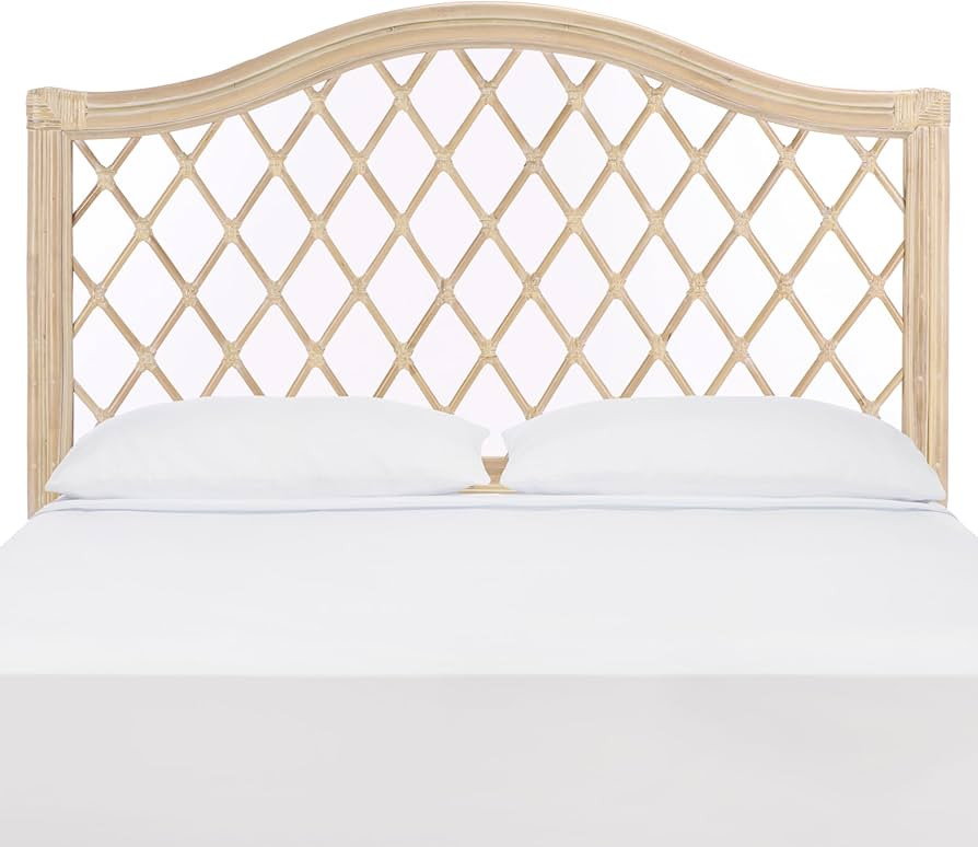 Safavieh SEA8031C-F Gabrielle Headboard, Full, White Washed | Amazon (US)