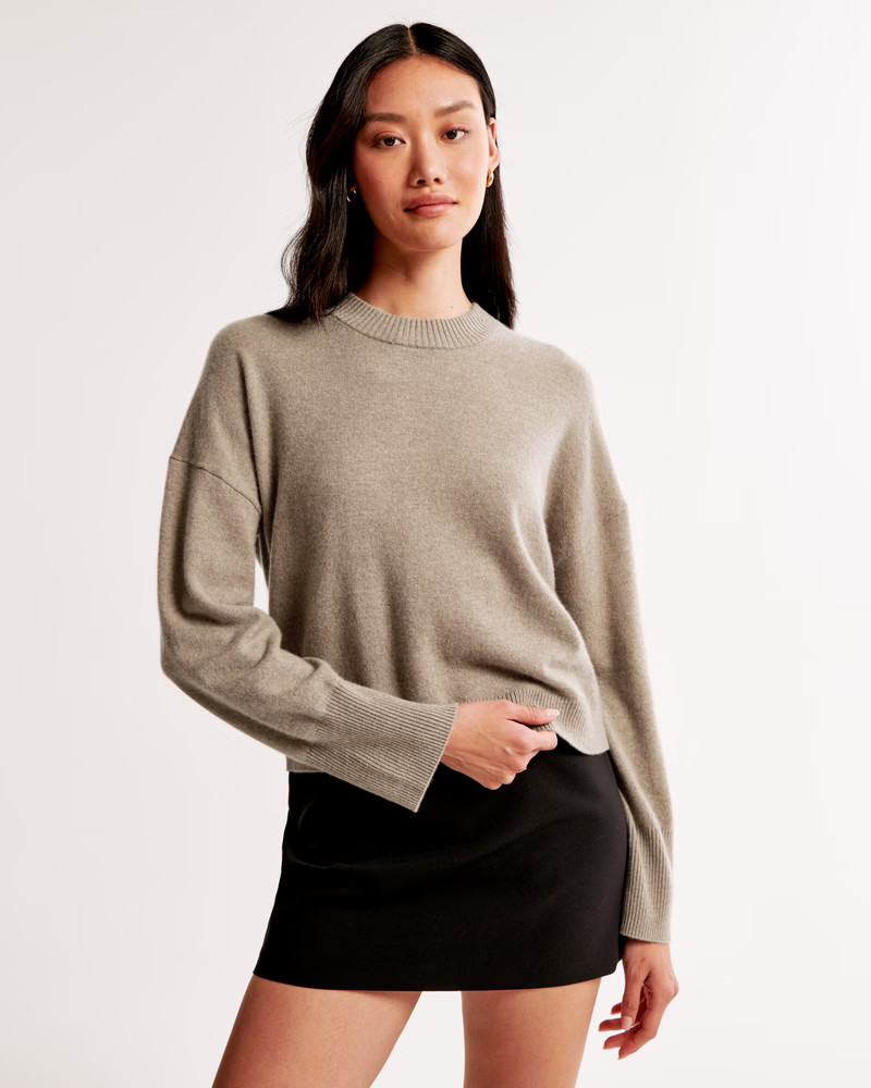 Cashmere Crew Sweater | Abercrombie & Fitch (UK)