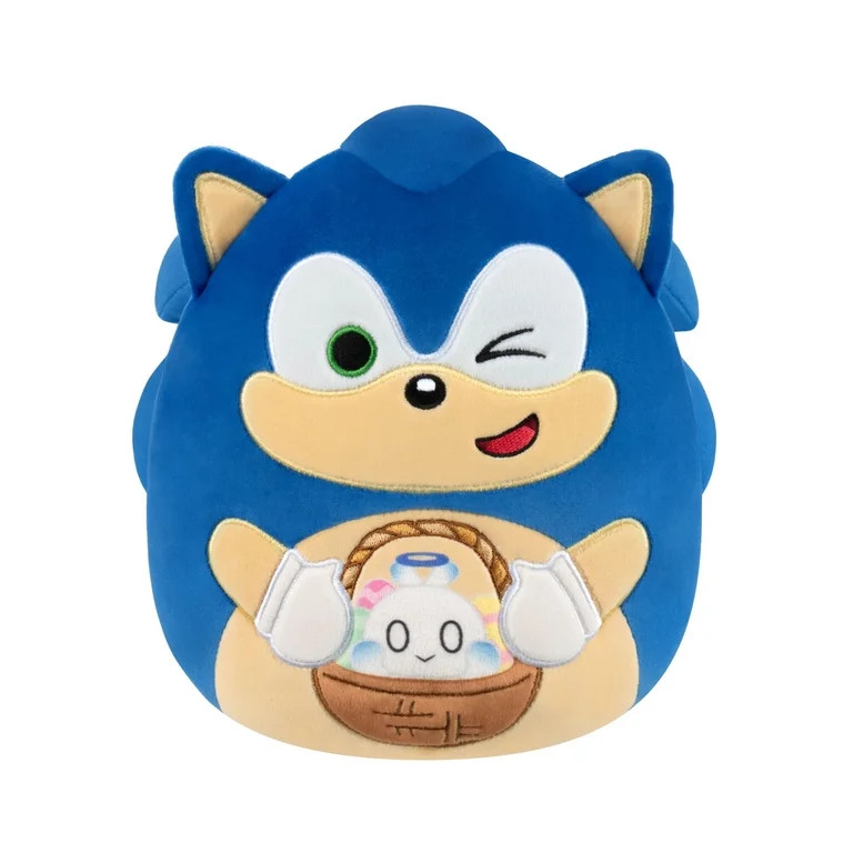 Squishmallows Official 8 inch Sega - Sonic Holding Easter Basket With Chao - Child's Ultra Soft P... | Walmart (US)