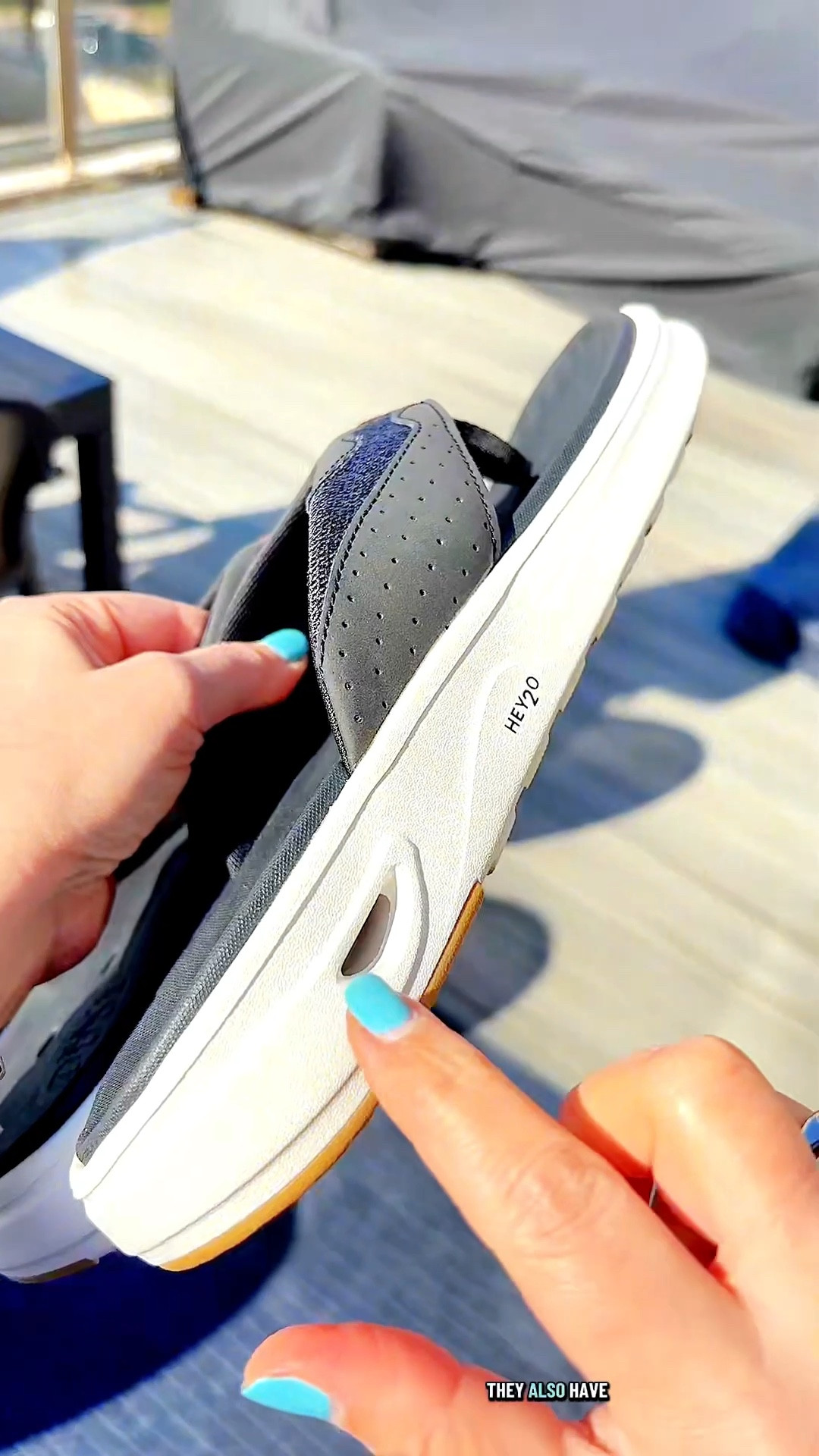 Hey Dude Flip Flops That Drain Water! Fantastic mens sandals! 

#LTKSwim #LTKMens #LTKActive