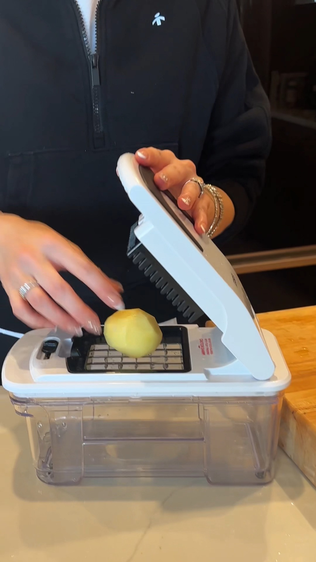 The viral kitchen gadget that cuts my dinner prep time completely in half! 🧅 If you hate chopping onions, dicing veggies, or spending forever slicing produce by hand, this Fullstar All-in-1 chopper is unmatched. Perfect for fast weeknight meals, fresh salsa, or sunday meal prep sessions! 🥦 #LTKhome #LTKunder50 #LTKkitchen #KitchenHacks #MealPrepEssentials #FullstarChopper #CookingMadeEasy 

#LTKfoodie #LTKHome