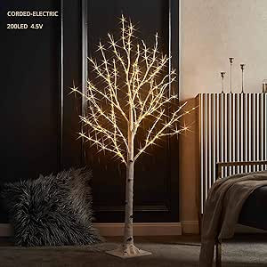 LITBLOOM Lighted Twig Birch Tree with Fairy Lights 6FT 330 LED for Indoor Outdoor Home and Christ... | Amazon (US)