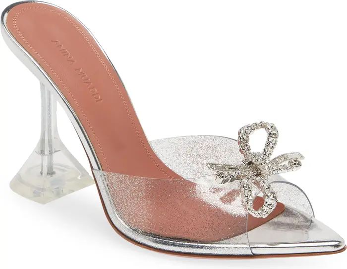 Rosie Glass Crystal Bow Slide Sandal (Women) | Nordstrom