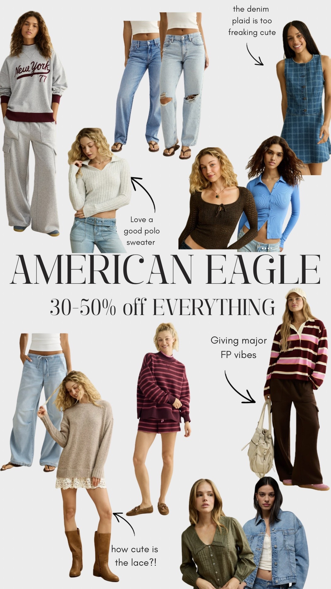 Everything at AE is 30-50% off! It’s the perfect time to stock up for fall!

#LTKdayinmylife #LTKootd #LTKSaleAlert