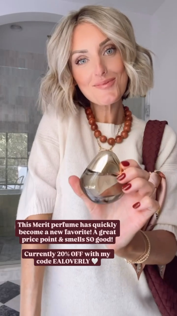 I love this Merit perfume! I currently have a code with Merit too - Use EALOVERLY for 20% off this perfume! This would be a great gift for her!

Loverly Grey, Merit, perfume, beauty, Black Friday sale, gifts for her

#LTKBeauty #LTKSaleAlert #LTKCyberWeek