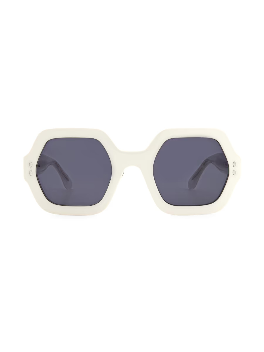 Isabel Marant Ely 61MM Hexagonal Sunglasses | Saks Fifth Avenue