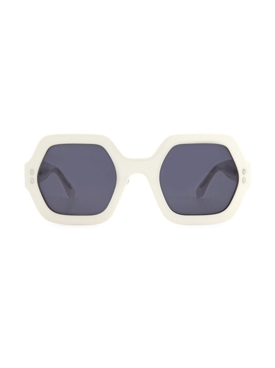 Isabel Marant Ely 61MM Hexagonal Sunglasses | Saks Fifth Avenue