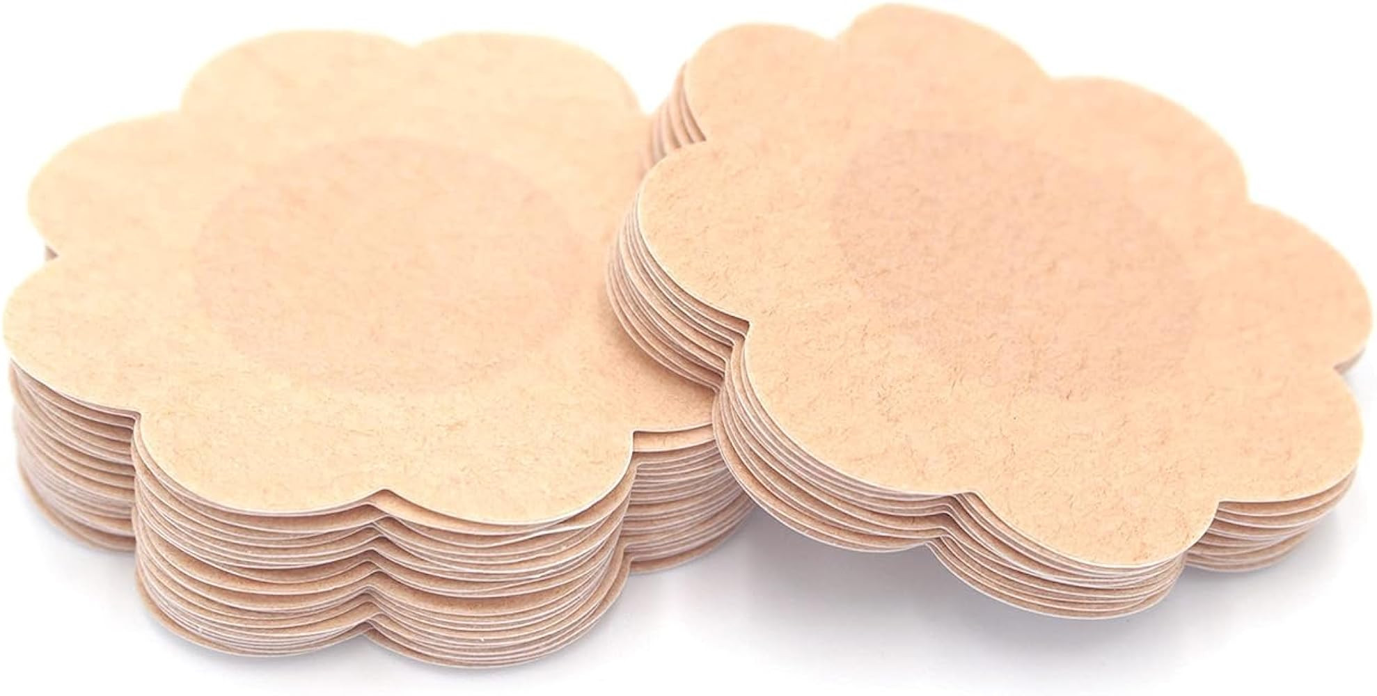 QueenVibes 40 Pieces Breast Covers Nipple Cover Pasties, Disposable Nipple Covers, Bra Pad, Self-... | Amazon (US)
