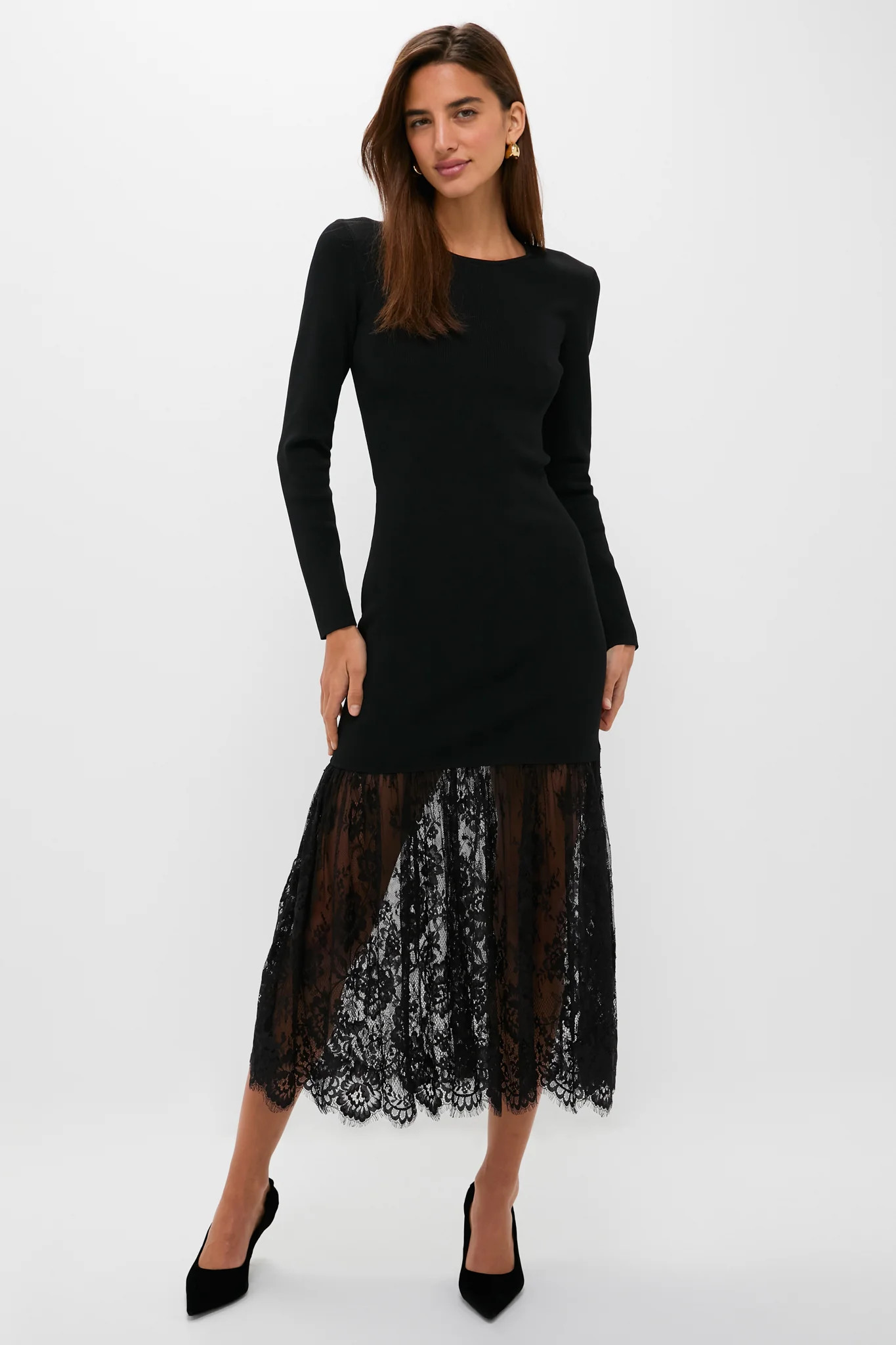 Black Knit Giavanna Maxi Dress | Tuckernuck (US)