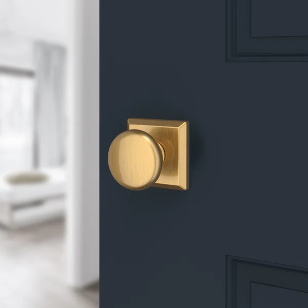 2.1875 X 2.1875 X Lifetime (PVD) Satin Brass Round | Wayfair North America