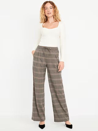 High-Waisted Bille Wide-Leg Trouser | Old Navy (US)