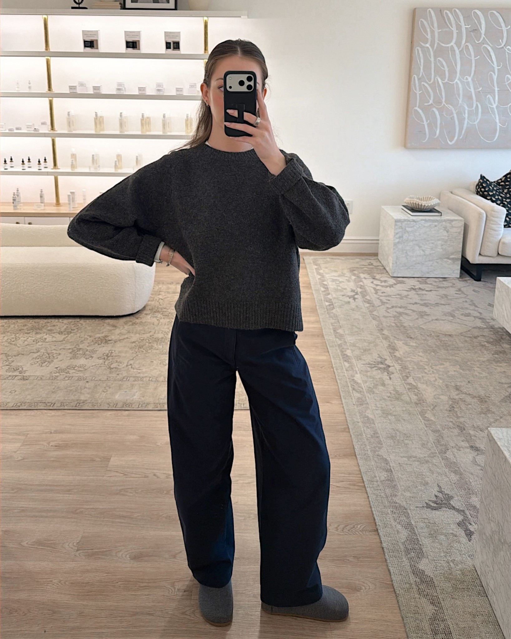 Work outfit / casual ootd 

Barrel pants - these navy pant are finally back in stock! I have them in 2 colors. Size down 

Rothy’s clogs - run true to size 

Sweater back in stock!! Wearing a medium 


#LTKFindsUnder100 #LTKWorkwear #LTKootd