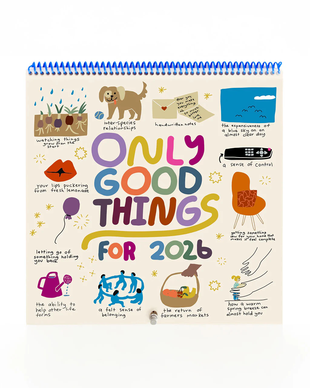 Only Good Things For 2026 12-Month Wall Calendar | ban.do