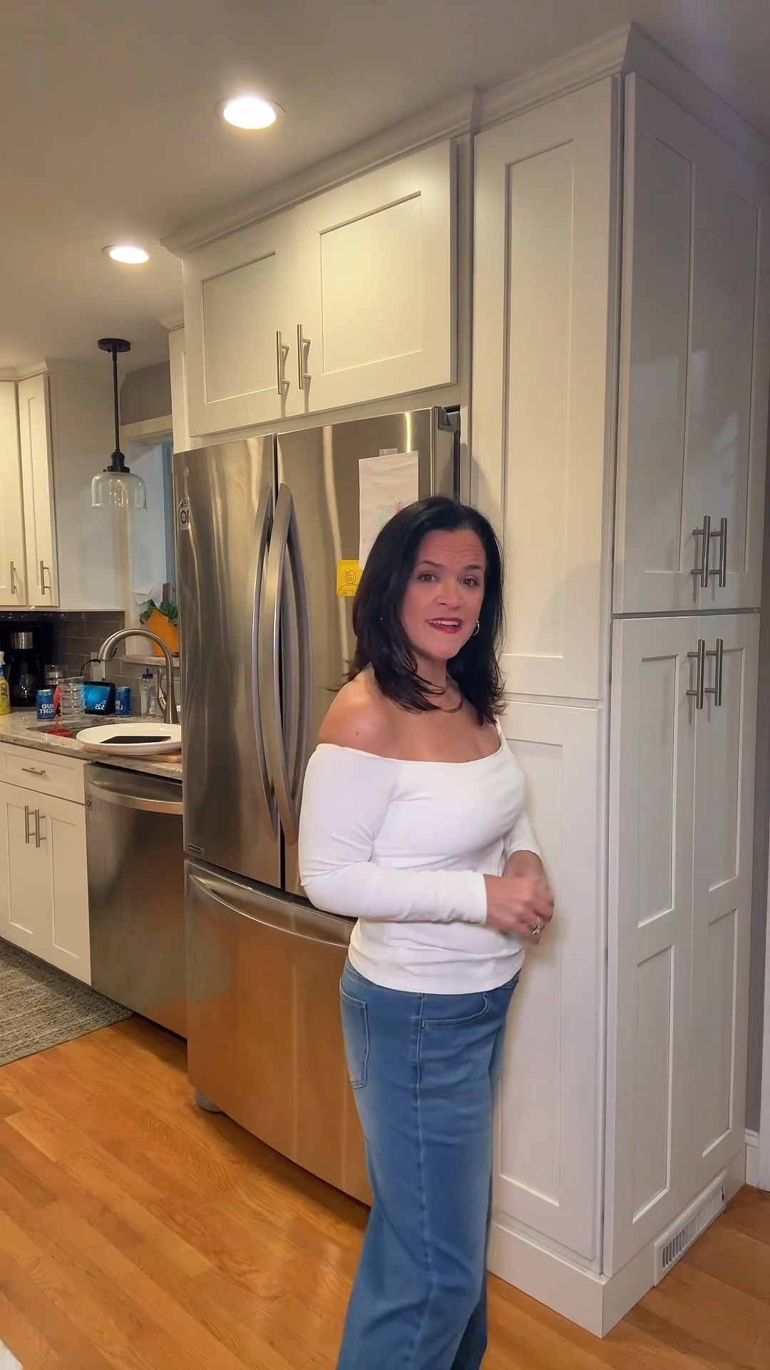 Loving these off the shoulder ribbed tops from Halara!  Built in Bra and super soft! Dress them up or wear them more casual. Love the versatility of these shirts.! 

#LTKPetite #LTKootd