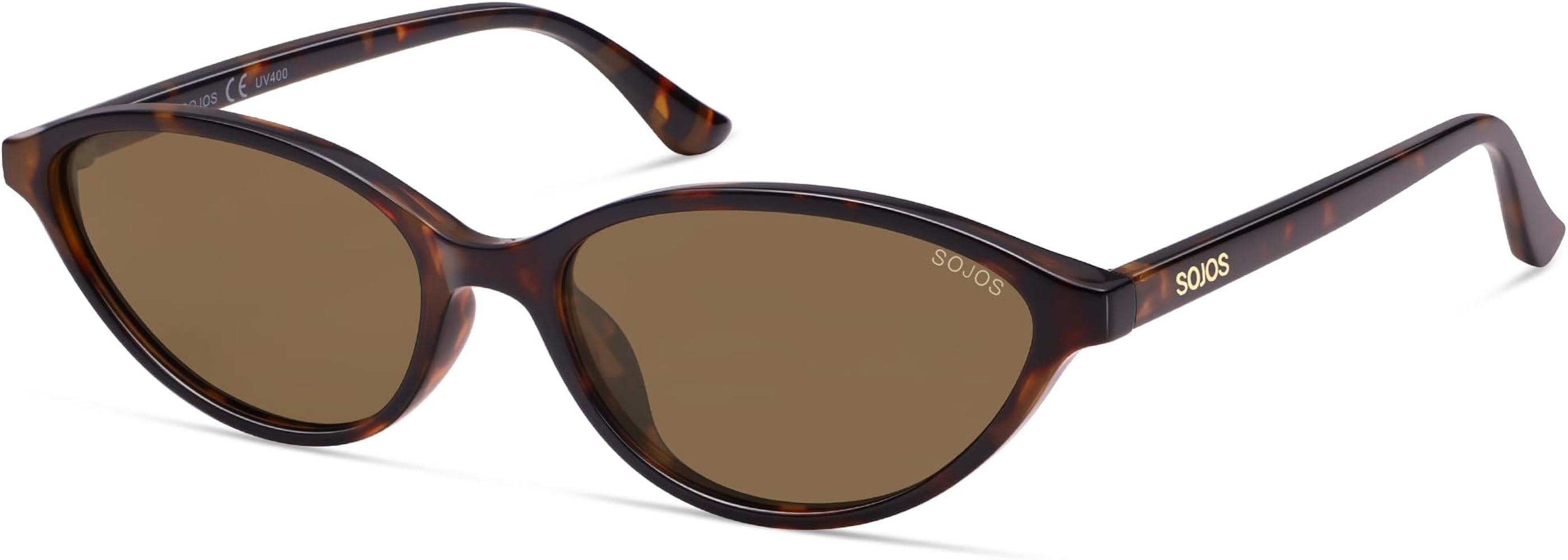 SOJOS Trendy Polarized Oval Sunglasses for Women Retro Chic 90s Shades Lightweight Sunnies SJ2656 | Amazon (US)