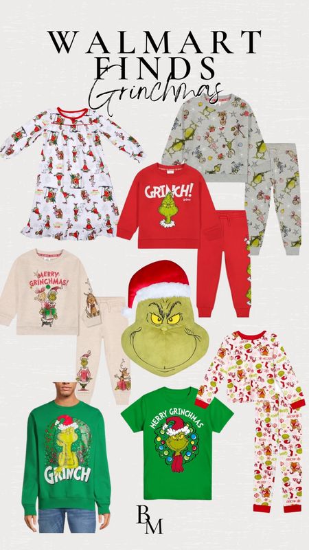 Walmart Grinch finds, walmart Christmas finds, walmart Christmas outfits, grinch set from walmart, toddler grinch set outfit, Christmas pjs, Christmas pajamas 

#LTKSeasonal #LTKGiftGuide #LTKHoliday