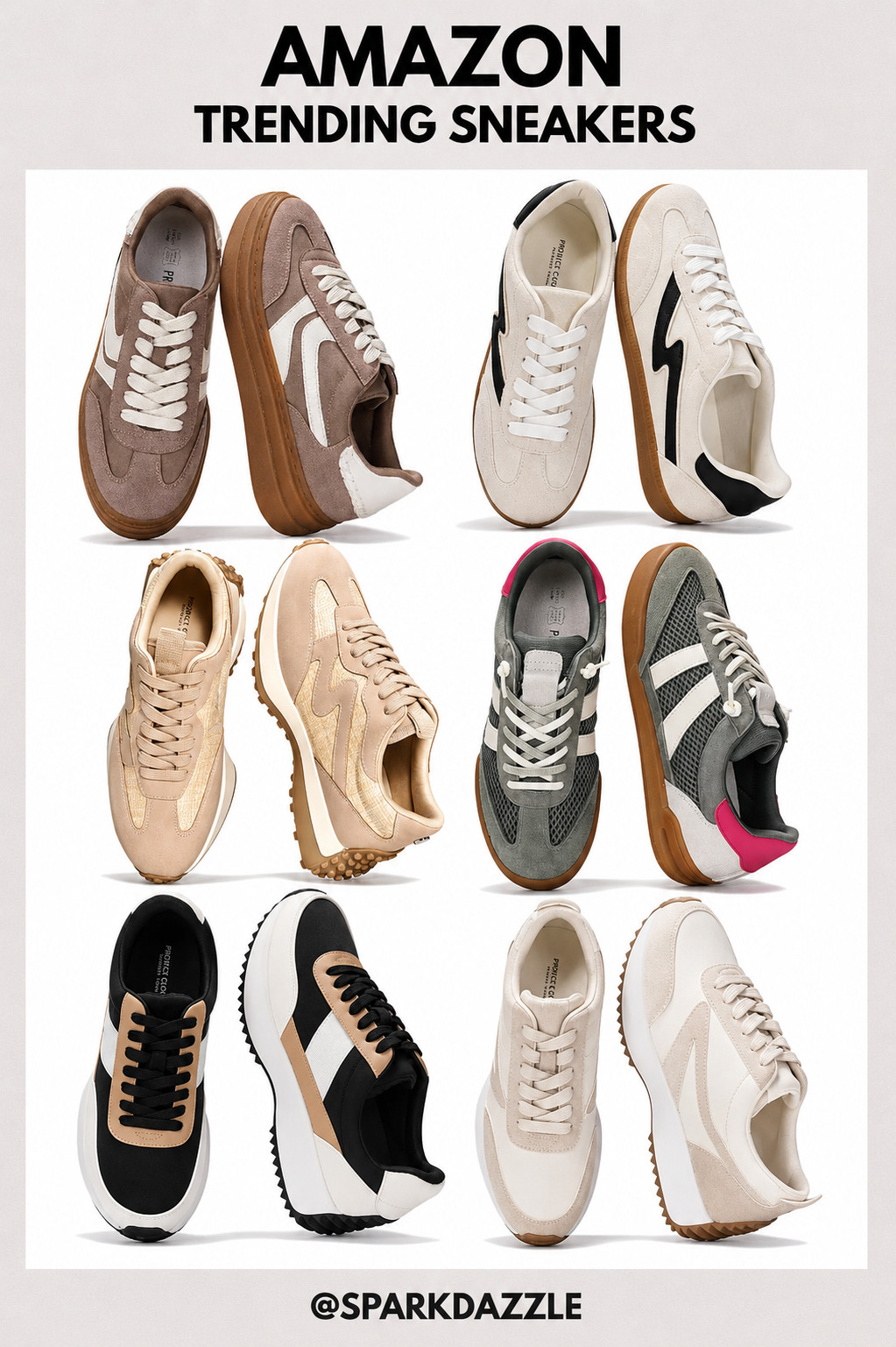 Amazon Trending Sneakers 👟✨ These Amazon sneakers are everywhere right now—and for good reason. Stylish, comfy, and easy to pair with jeans, dresses, and everyday outfits. Neutral tones, gum soles, and sporty-chic vibes make these perfect for casual fall-to-spring looks. amazon sneakers, trending sneakers, everyday sneakers, casual outfit shoes, neutral sneakers, comfy walking shoes, amazon fashion finds, street style sneakers, affordable sneakers, minimalist footwear #amazonsneakers #pinterestfashion #trendingfinds #casualstyle #everydayfashion #sneakerstyle #amazonmusthaves