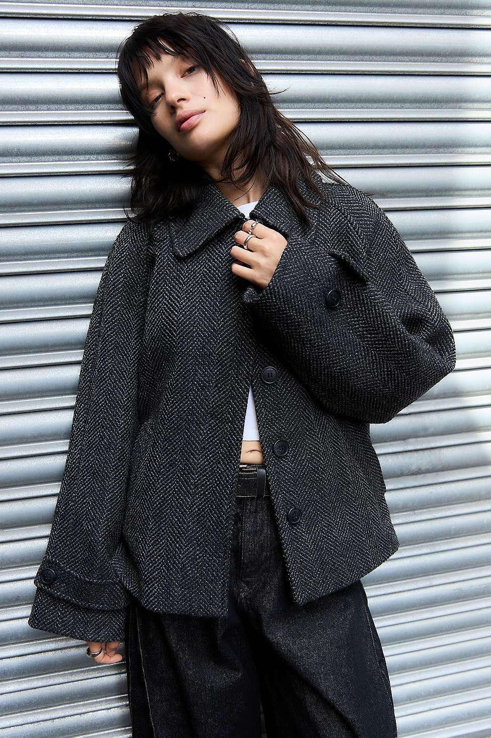 BDG Wool Swing Coat | Urban Outfitters UK