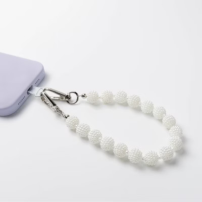 Hello Lux Phone Wristlet - Berry Pearl Beads | Target