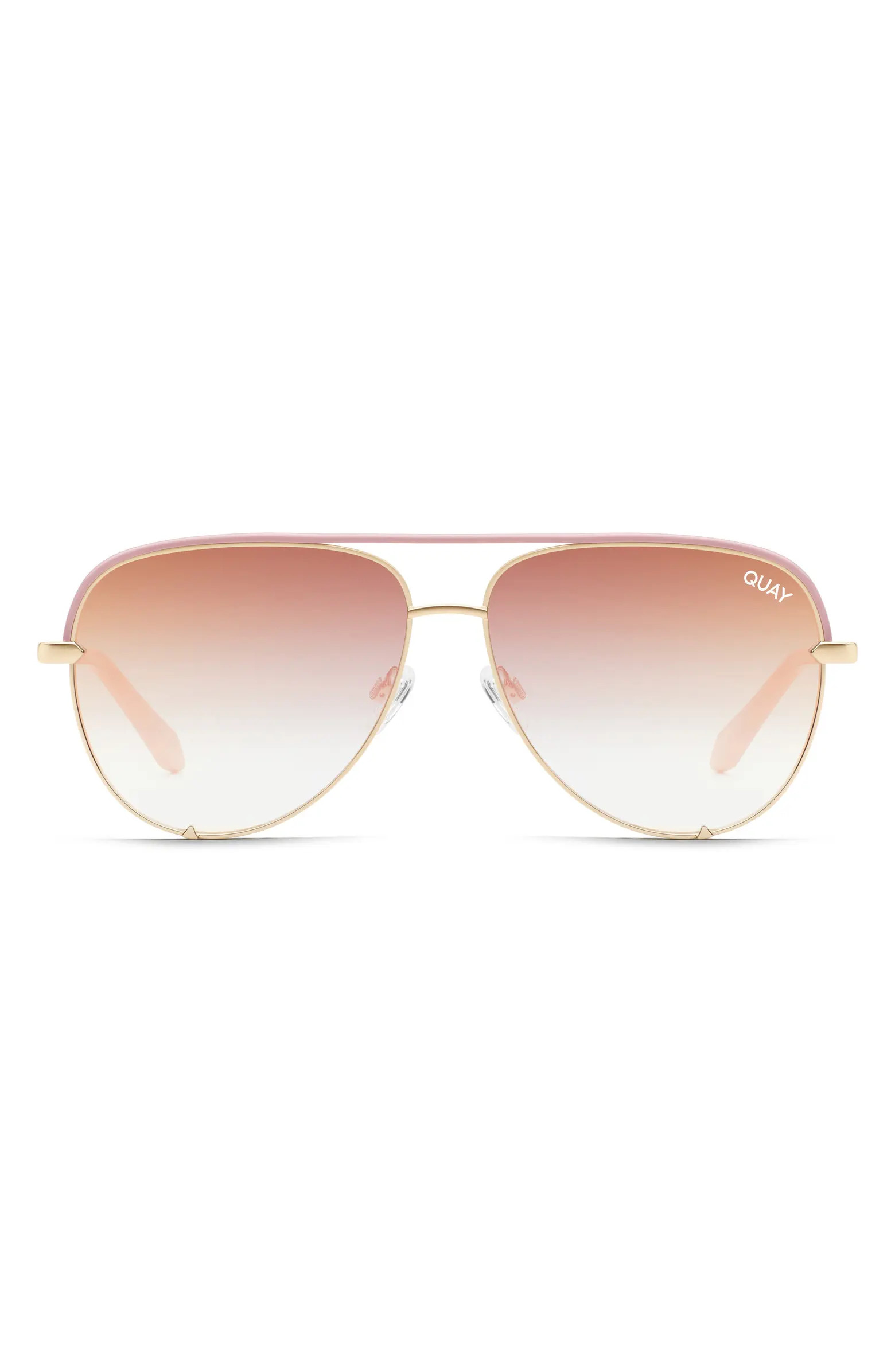 High Key Contrast 55mm Gradient Aviator Sunglasses | Nordstrom