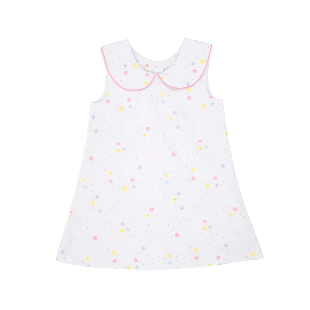 Luanne's Lunch Dress - Sprinkle Kindness & Confetti with Hamptons Hot Pink | The Beaufort Bonnet Company
