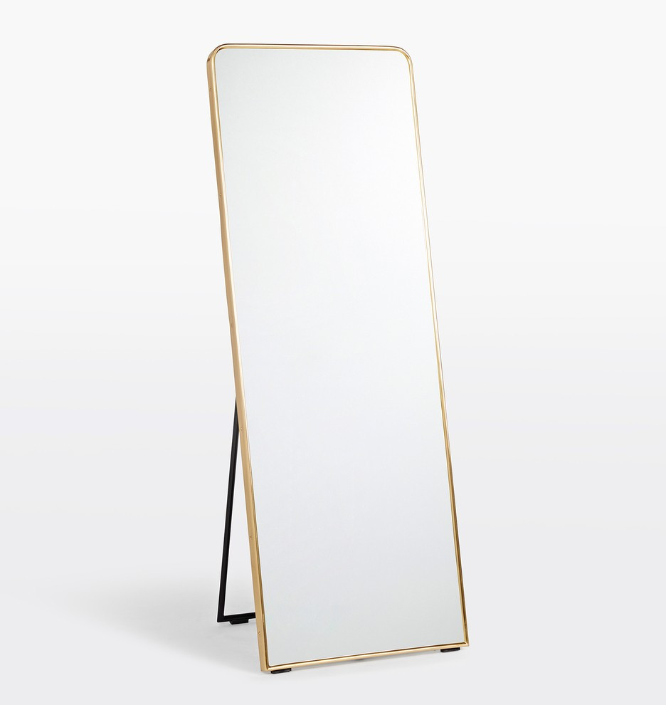 Metal Framed Easel Floor Mirror | Rejuvenation