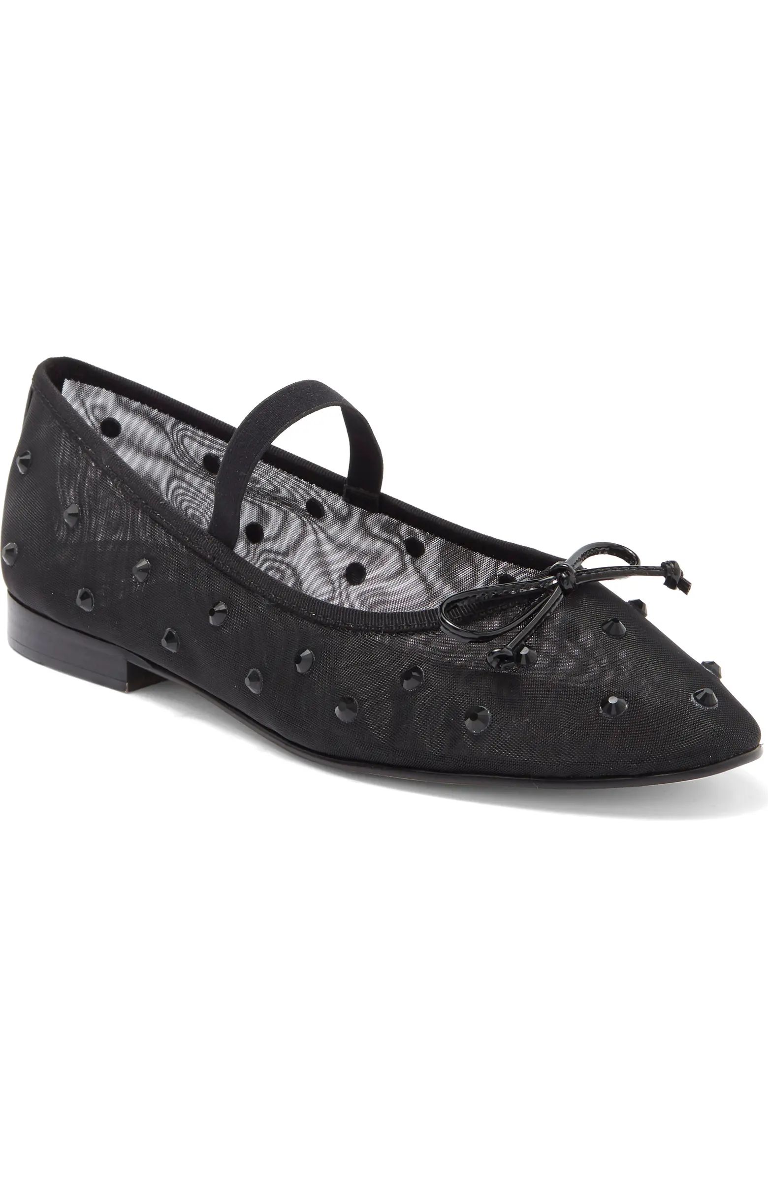 Jeffrey Campbell Releve Crystal Embellished Mary Jane Flat (Women) | Nordstrom | Nordstrom