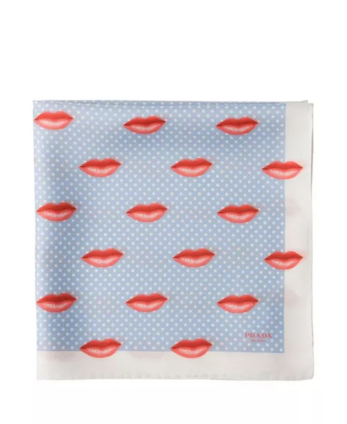 Prada Printed Silk Twill Scarf 55 | Bloomingdale's Jewelry & Accessories | Bloomingdale's (US)