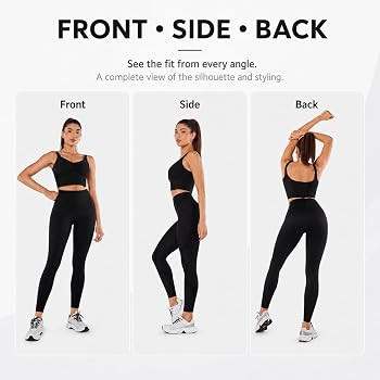 Fanka Body Sculpt 2.0 Updated-Waist Leggings, Fixed Waistband High Waist Workout Tights, Seamless... | Amazon (US)