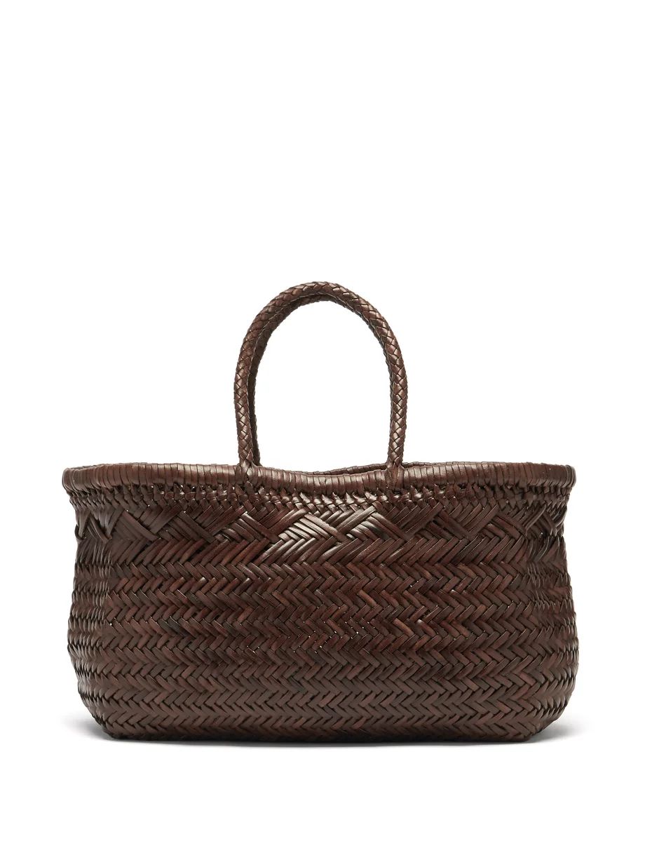 Triple Jump large woven-leather tote bag | Dragon Diffusion | Matches (US)