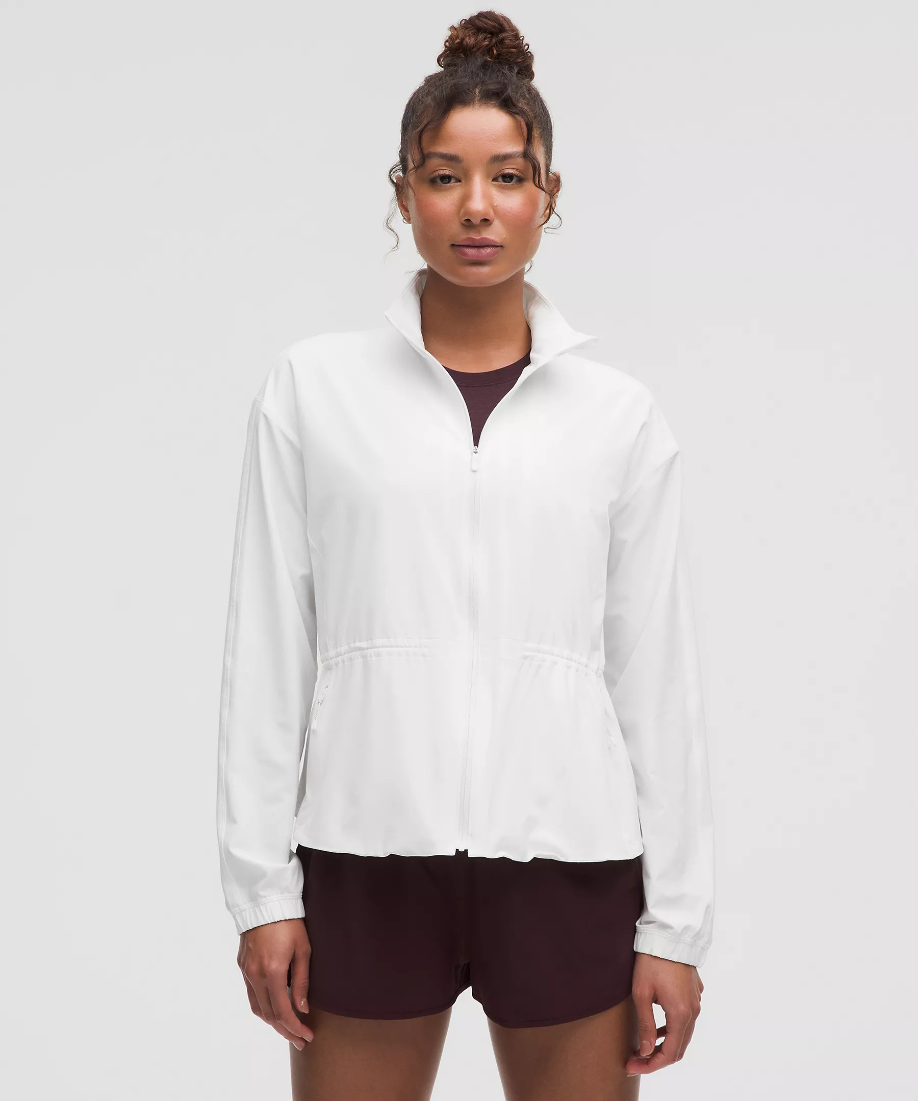 UV-Protective Cinch-Waist Running Jacket | Women's Coats & Jackets | lululemon | Lululemon (US)