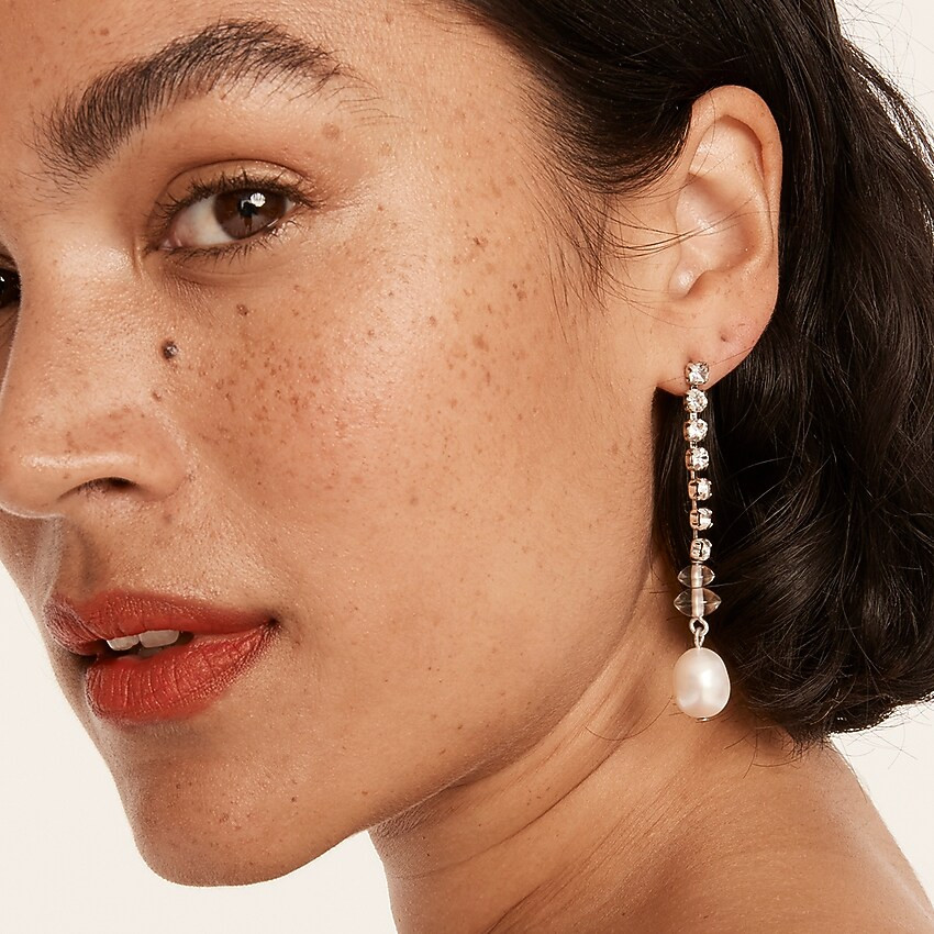 Freshwater pearl dangle earrings | J. Crew US
