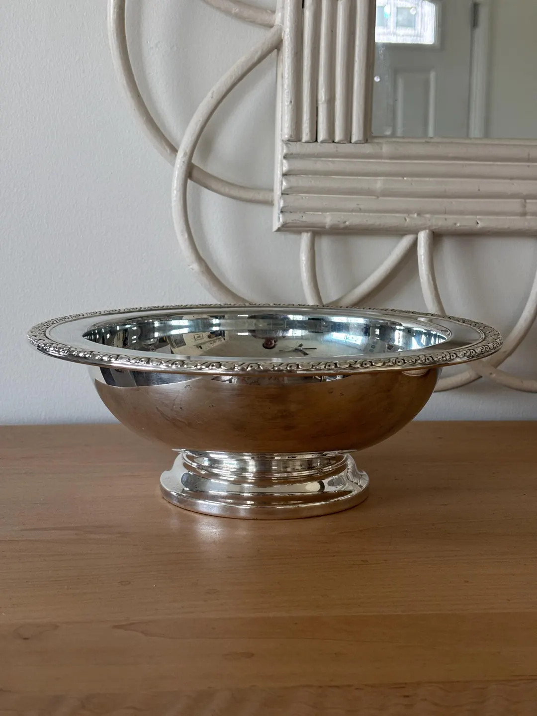 Oneida Silver Plated Pedestal Footed Bowl | Etsy (US)