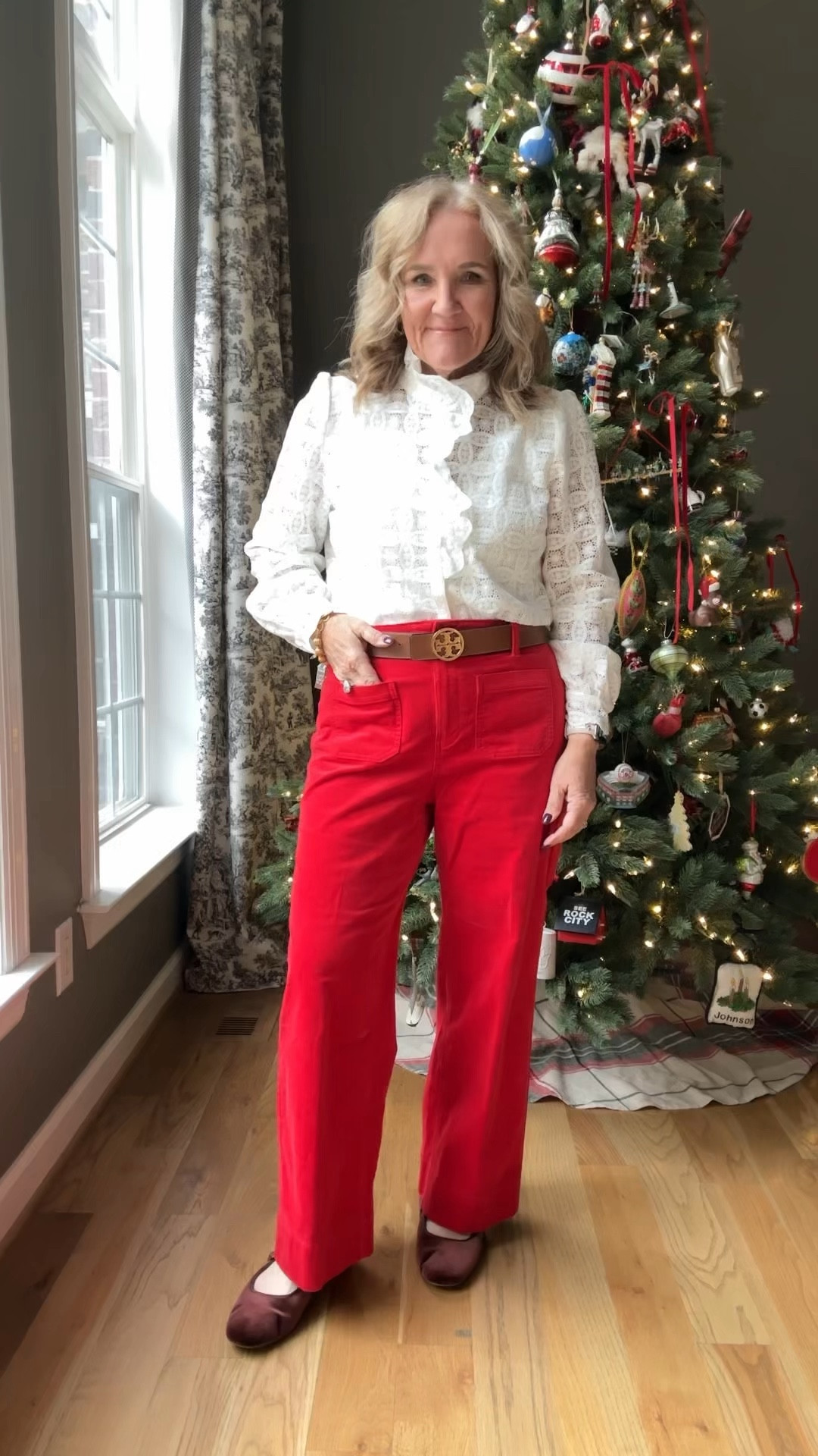 It’s layering season! And I’m
Sharing 5 tops layers that are elegant and casual at the same time. Some can be worn all day in a chilly house or in and out of the car. 
-Cords true to size wearing a 10 petite they’re quite baggy.
-gorgeous sezane lace blouse size 10
-Quilted moto jacket size medium petite
 -Green vest size large 15% off code NANETTE15
-Sherpa size M/L and it’s on sale! 
Linking a similar cape 
-navy pinstripe blazer size 10

Tory Burch belt tts. Order your smaller size 

Birdies velvet flats restocked! Tts 
Notice sneakers in neutral 
Black boots size up full size
Brown and camel boots size up 1/2 size 


#LTKOver40 #LTKWorkwear #LTKHoliday