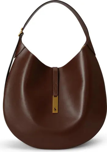 Large Polo ID Leather Shoulder Bag | Nordstrom