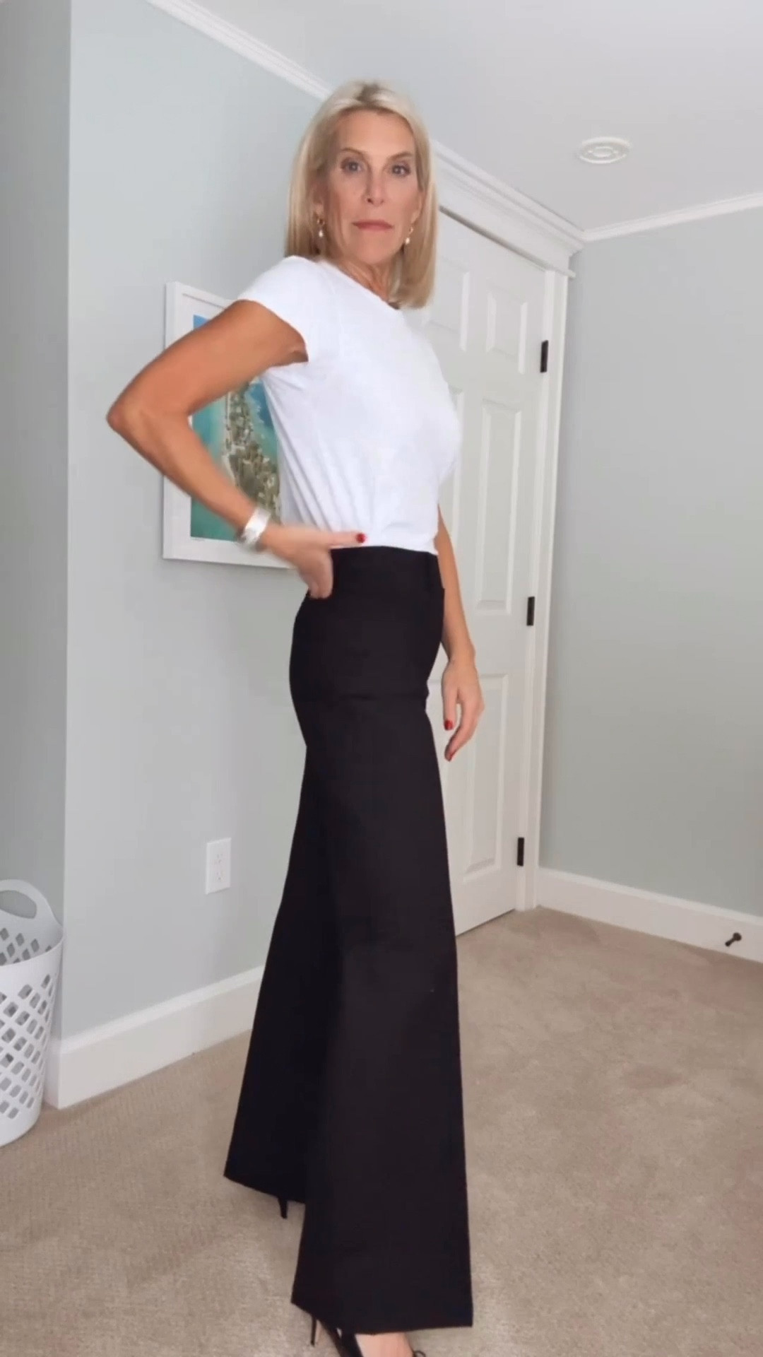 I’m picky about black pants, but these Quince ones? So solid. Structured but comfortable. 

#LTKootd #LTKOver40