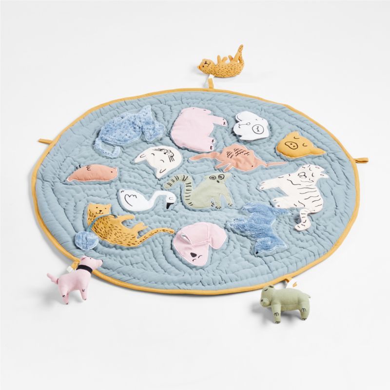 Surprise Friends Baby Activity Play Mat and Rattle Bundle + Reviews | Crate & Kids | Crate & Barrel