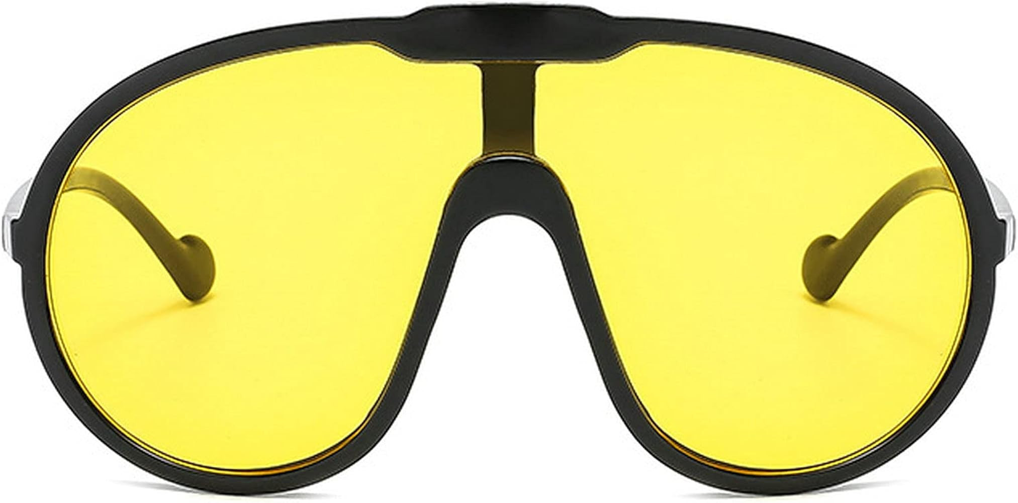 Oversized One Piece Sunglasses For Women Men Fashion Vintage Sun Glasses Punk Large Frame Eyewear... | Amazon (US)