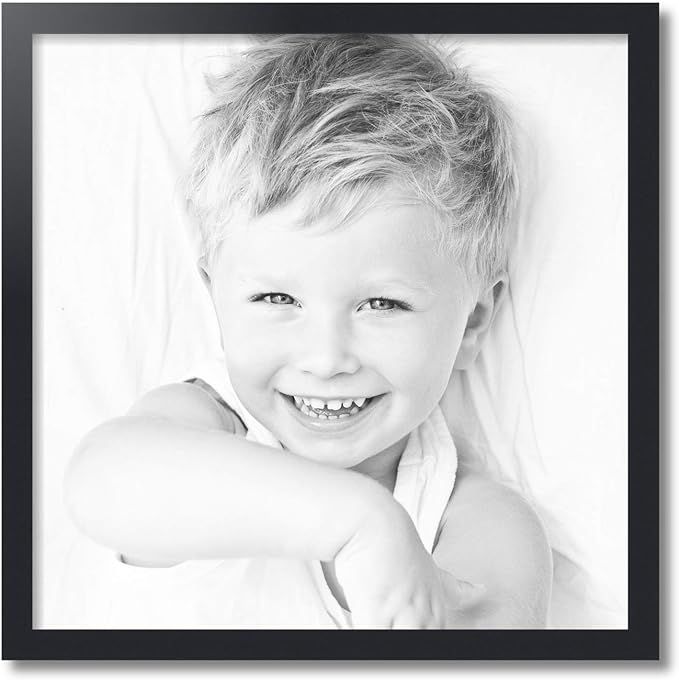 ArtToFrames 24x24 Inch Black Picture Frame, This 1.25" Custom Poster Frame is Satin Black, for Yo... | Amazon (US)