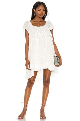 Free People Hailey Mini Dress in Ivory from Revolve.com | Revolve Clothing (Global)