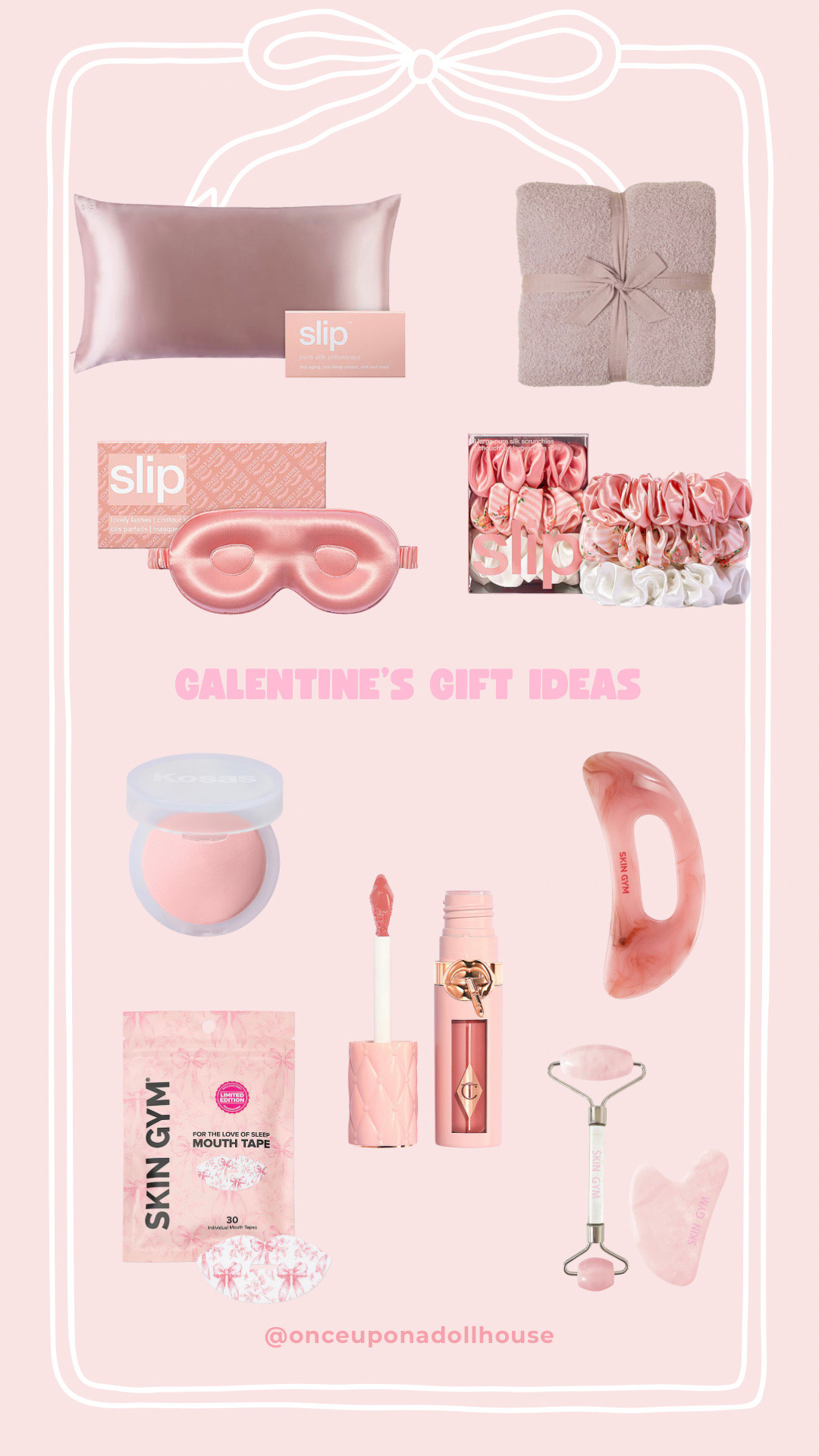 Galantine’s Gift Ideas!

Lipgloss, sleepmask, silk pillowcase, mouth tape, rode quartz, Gua sha, sleeping bag, scrunchies, valentine’s gift ideas

#LTKValentine #LTKselfcare #LTKBeauty