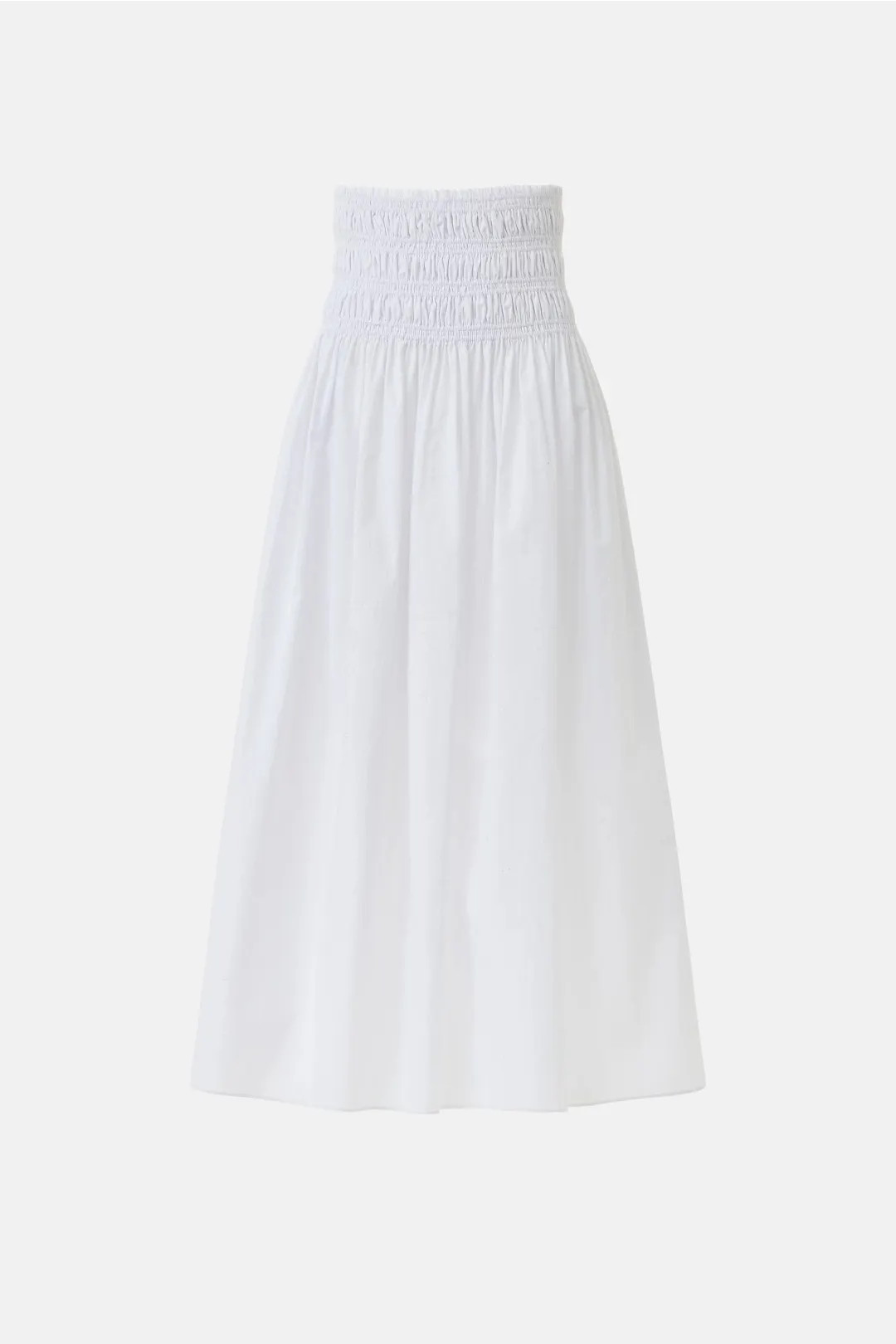 Cotton Smocked Skirt | Rent the Runway