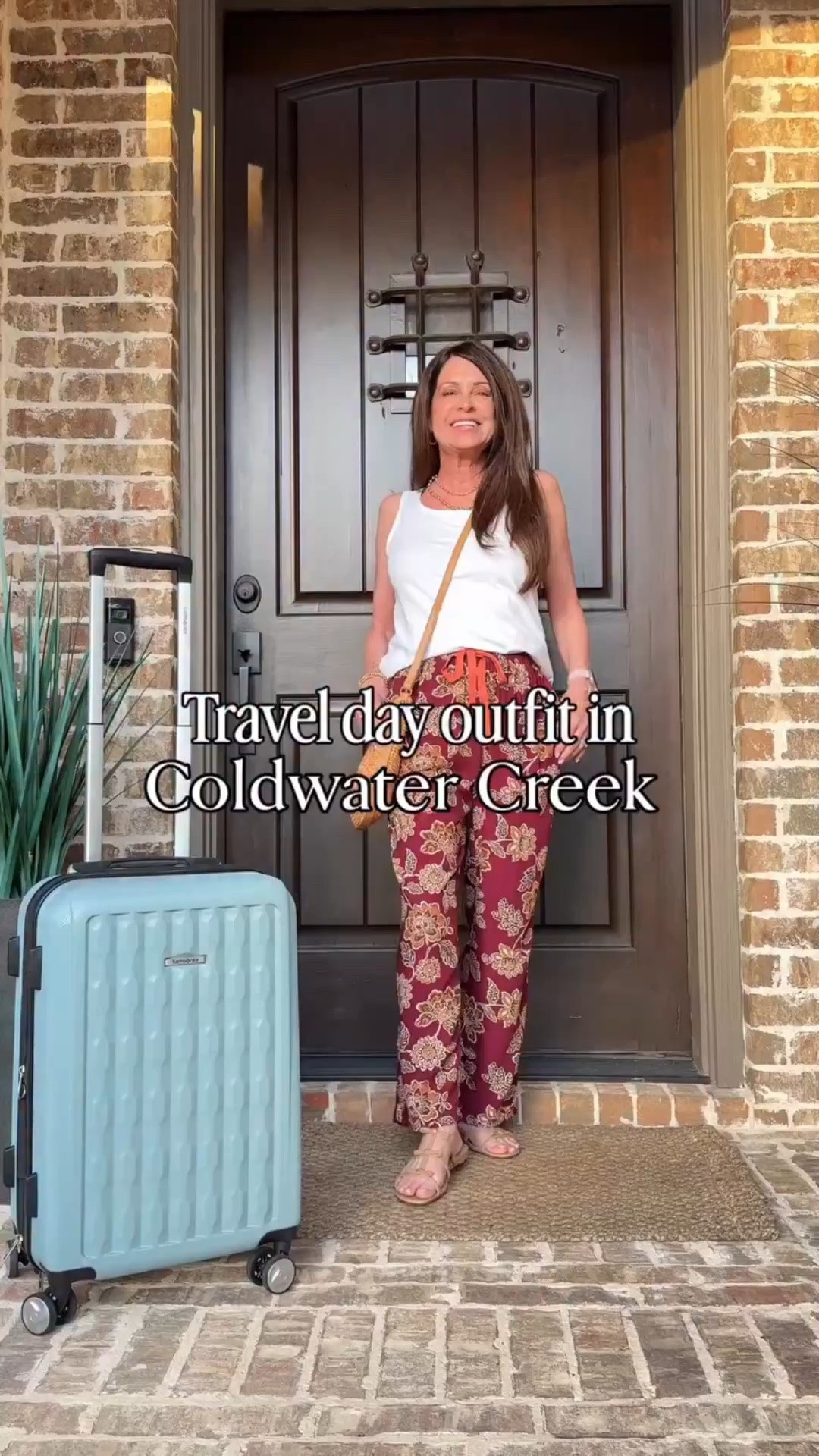 My travel outfit requirements are comfy, put-together,  layered pieces that can easily be added or subtracted depending on the weather or air conditioning situation.

This outfit checked all the boxes for my flight to Cabo, brunch and a few hours of looking at real estate. 

@coldwatercreek has some great options for layering any time of year. And I must admit, I’m kind of obsessed with this linen jacket. I might need to add another color.😉

#LTKPetite #LTKTravel #LTKOver40