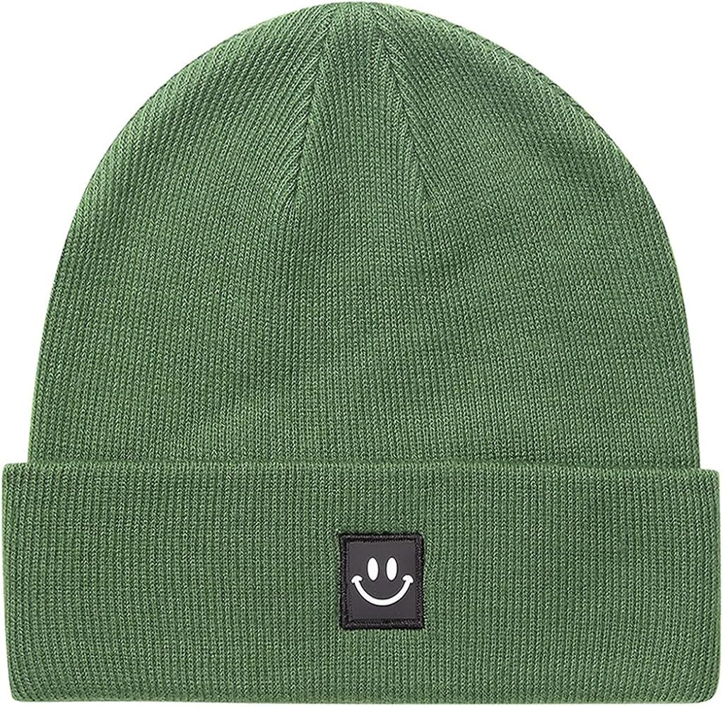 MaxNova Knit Beanie Hat with Smile Face for Men/Women | Amazon (US)