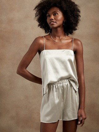 Silk Pajama Camisole & Short Set | Banana Republic (US)
