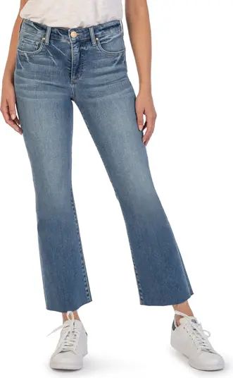 KUT from the Kloth Kelsey High Waist Ankle Flare Jeans | Nordstrom | Nordstrom