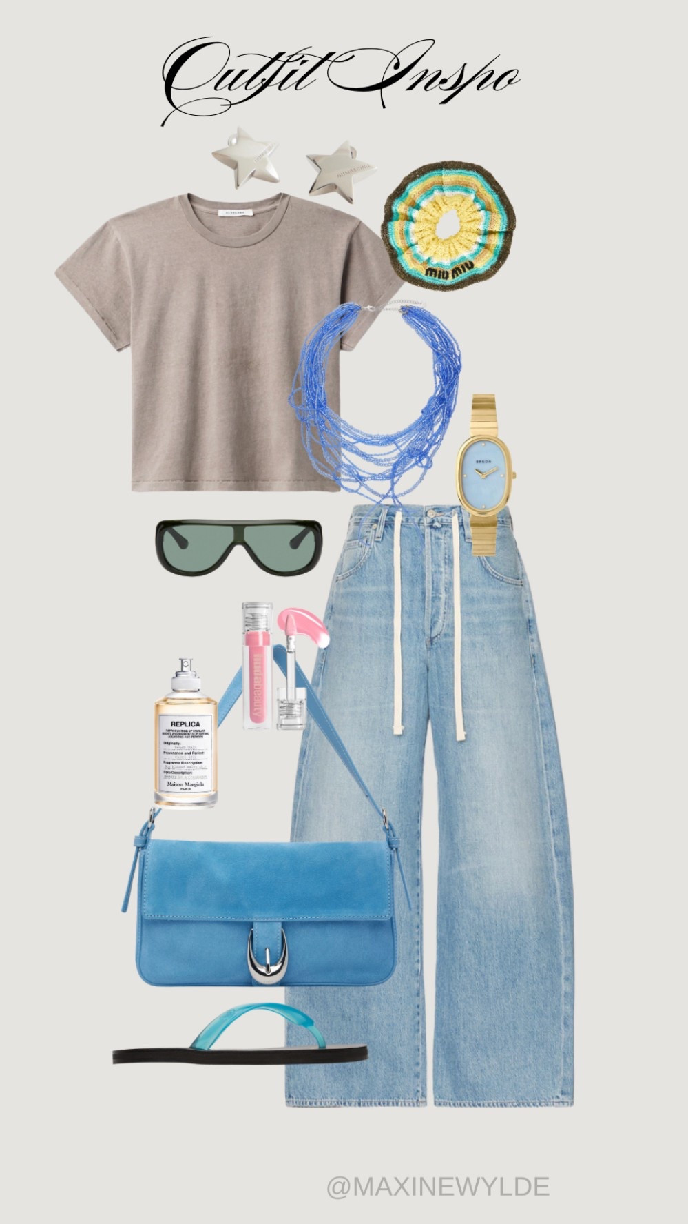 Summer outfit inspo series 🩵 
Blues & comfy baggy jeans for night strolls! 

#LTKaustralia #LTKtravel #LTKstyletip