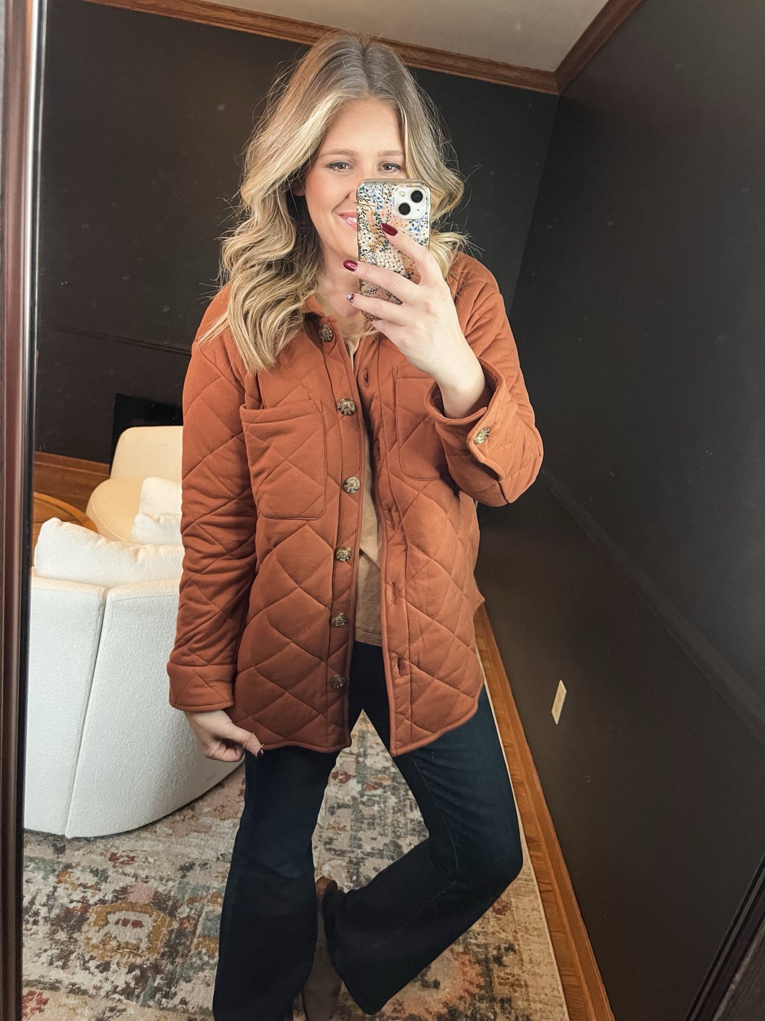 I’m in medium but would prefer large  

#LTKstyletip #LTKfindsunder50